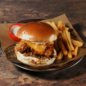 Truffle Chicken Burger Burger Porta Italiana